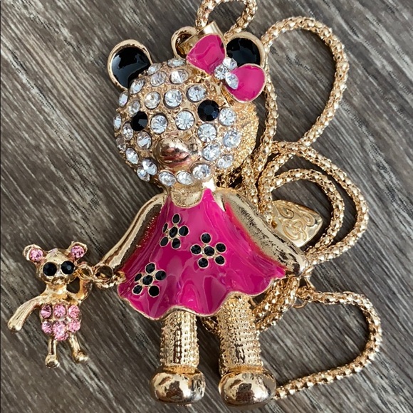 Betsey Johnson Jewelry - Betsey Johnson teddy necklace